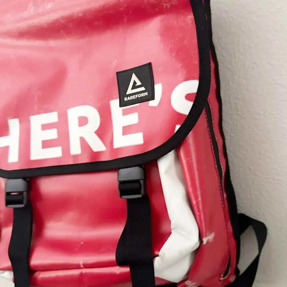 RAREFORM | Brooklyn Backpack Eco-friendly Recycled‎ Repurposed Billboard Bag